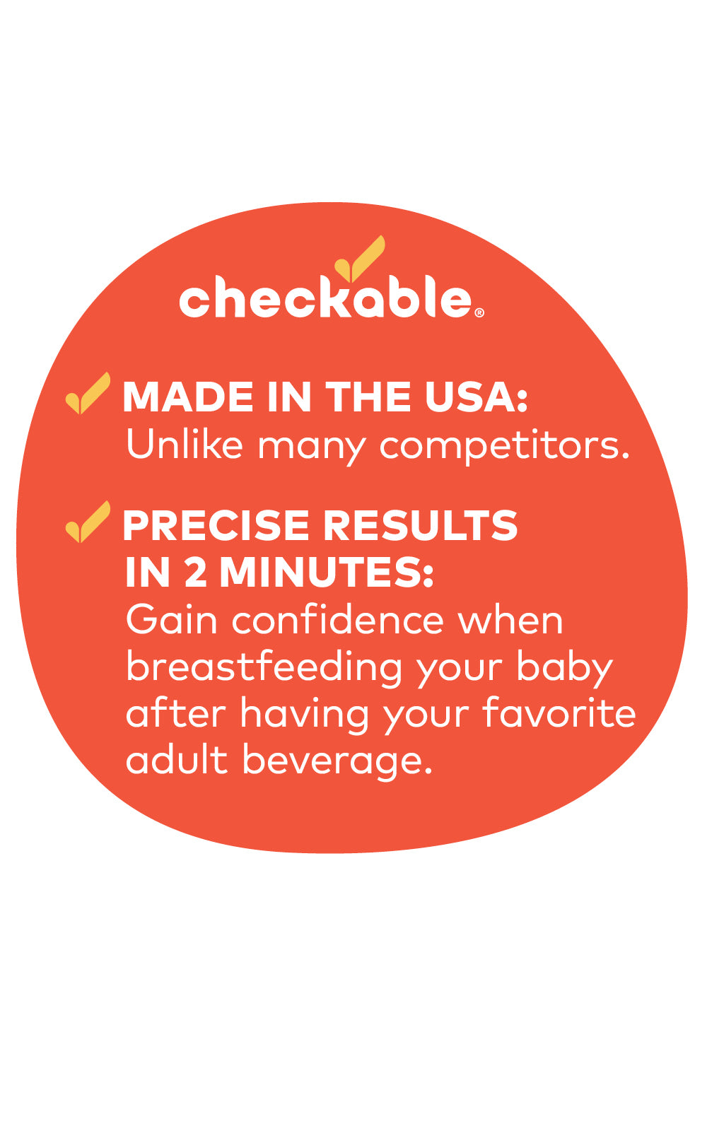 Easy@Home Breastmilk Alcohol Test Strips, at Home Alcohol Test for  Breastfeeding and Lactation Milk Testing, Give Nursing Mothers Clarity,  Easy, Quick