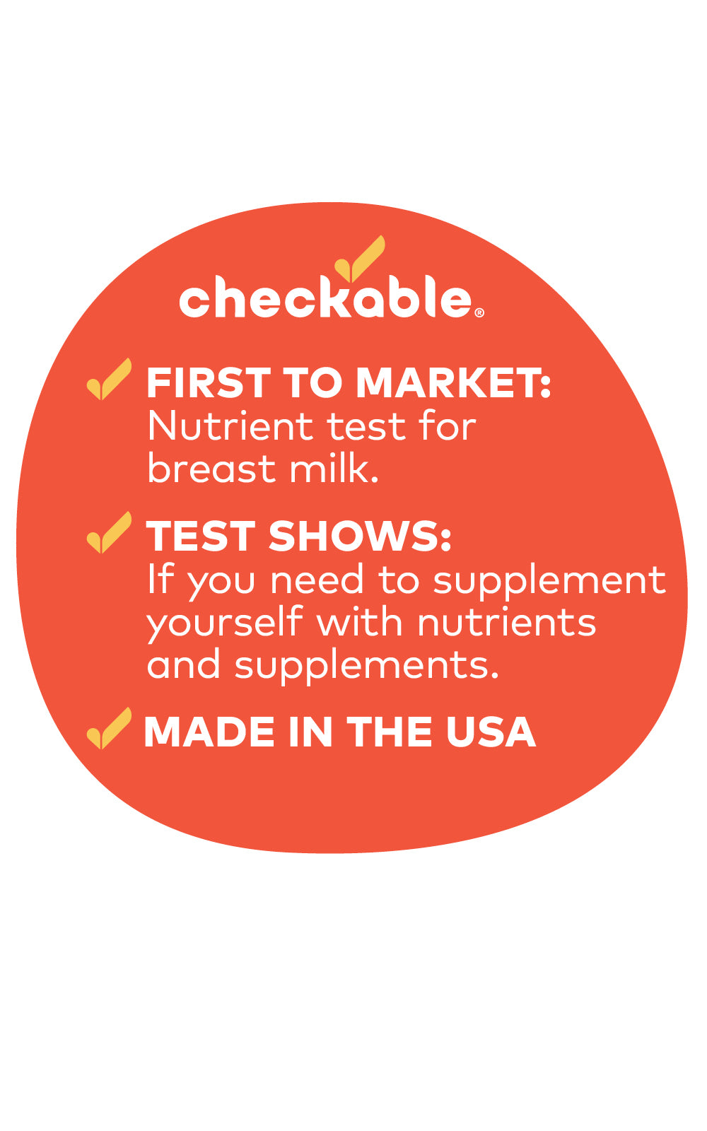 Checkable Breast Milk Nutrition Test Kits Checkable Health